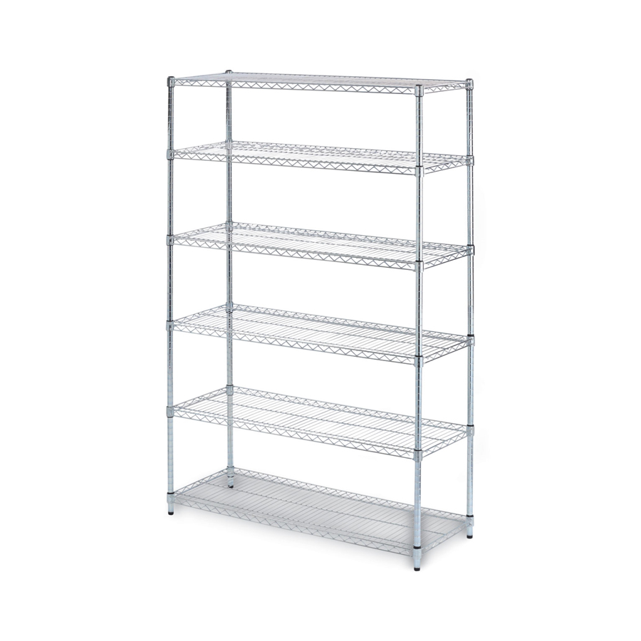 Six-Shelf Kit Silver 48x18x72 Each
