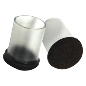 Floor Protect Sleeve Clr 1-1/8" to 1-1/4" 16/pk