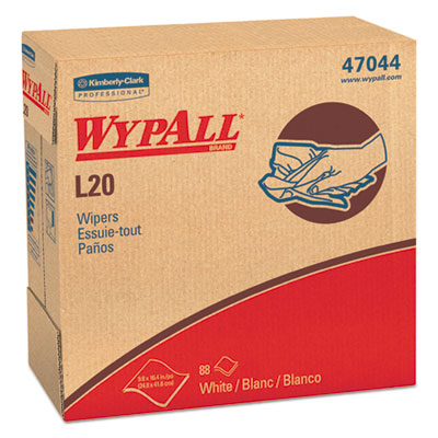 Wypall L20 Wiper Pop Up White 9.1"x16.8" 880/cs