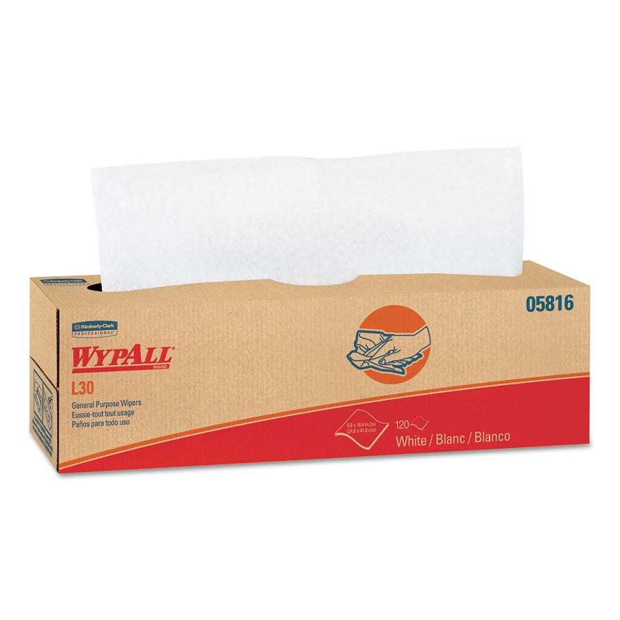 Wypall L30 Drc White 10"X16" 120/bx 720/cs