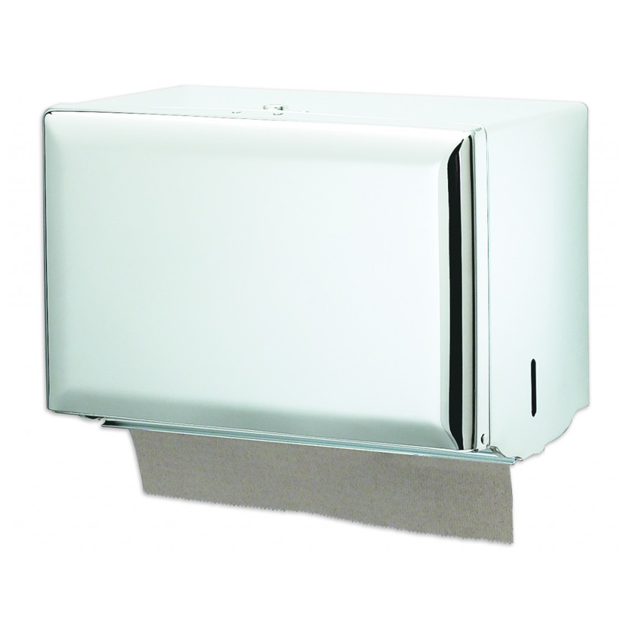 Singlefold Towel Disp White Metal Each